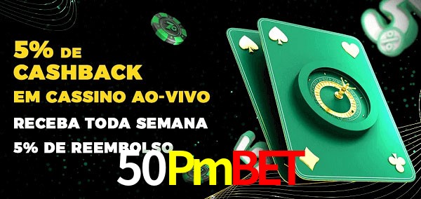 Promoções do cassino ao Vivo 50Pmbet
